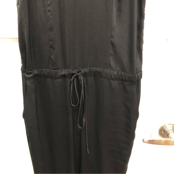 BCBG Maxazria black sleeveless with lace back jumpsuit. Size XXS. - Picture 3 of 12